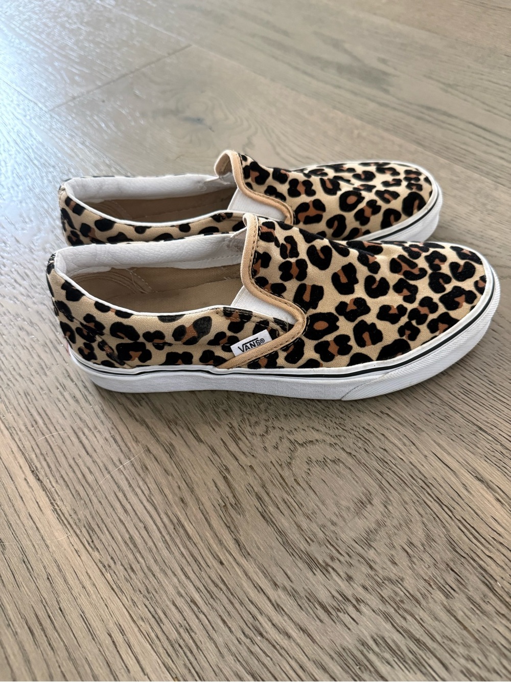 Vans Cheetah Print Slip-On Canvas Sneakers - Picture 2 of 5